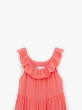 Load image into Gallery viewer, Zara Midi Dress Black- This billowy straight dress with a fluted hem features large  pleated sleeves that are flared at the cuffs.