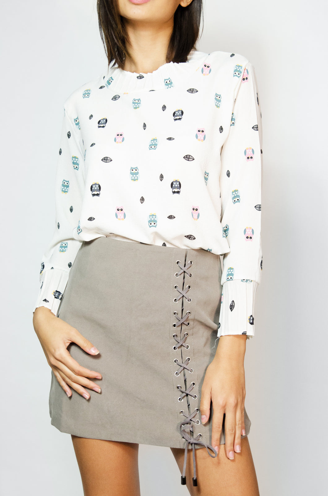 Hoot Hoot Blouse White