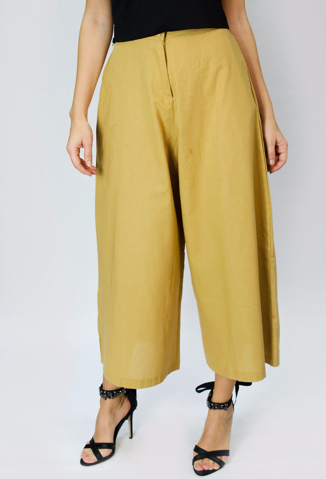 Dia Khaki Pants Mustard