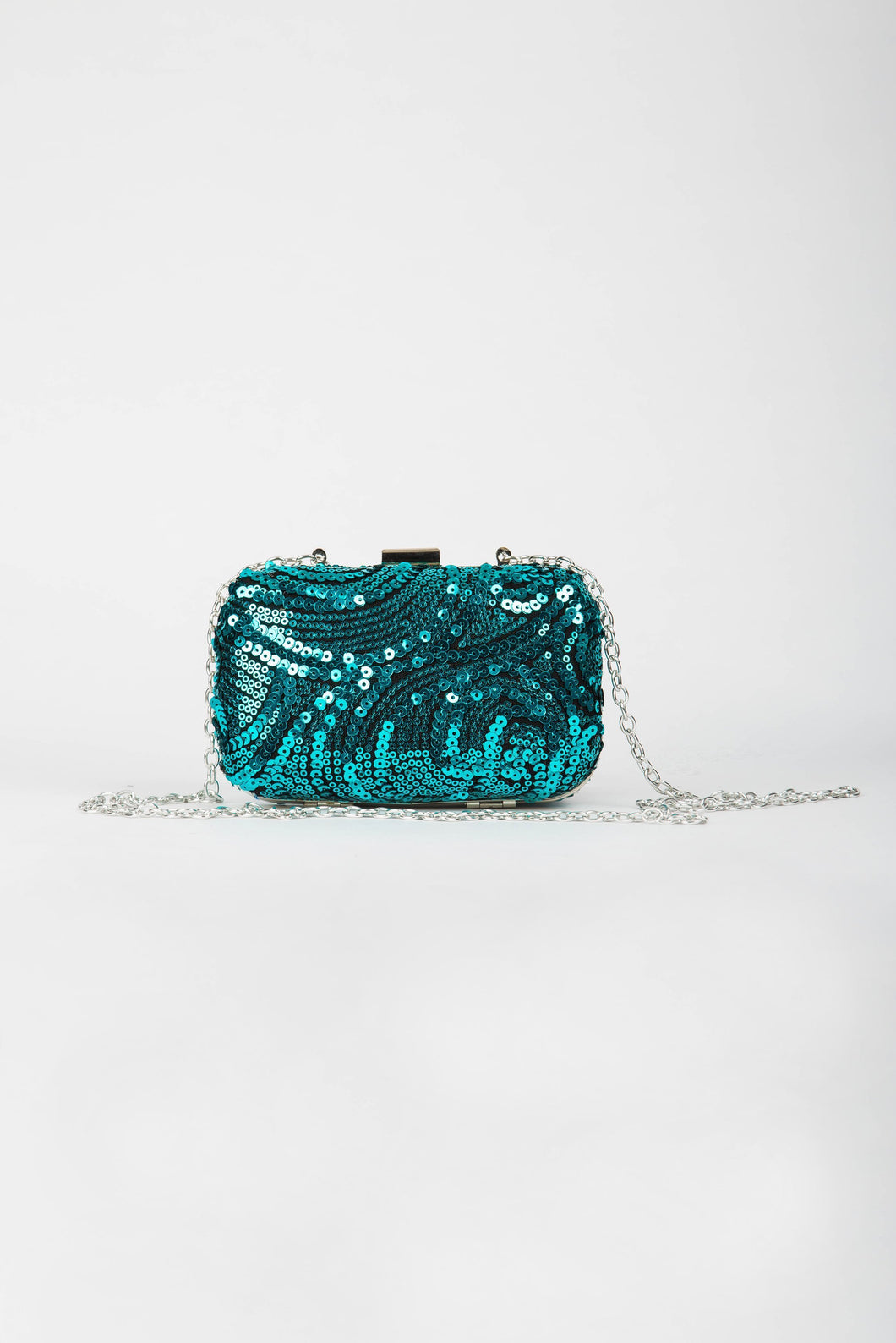 Evening Clutch Minaudiere Blue