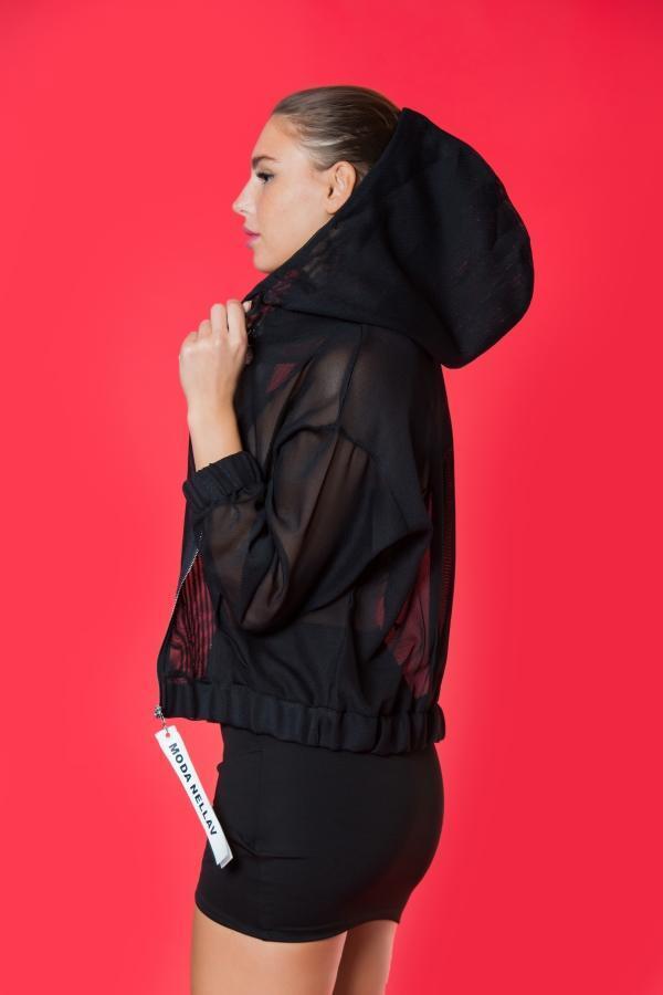 Mesh Jacket Black