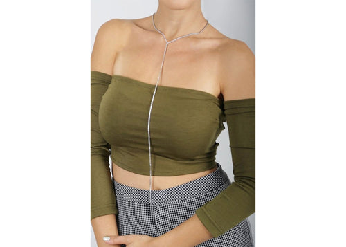 Rhinestone Drop chain