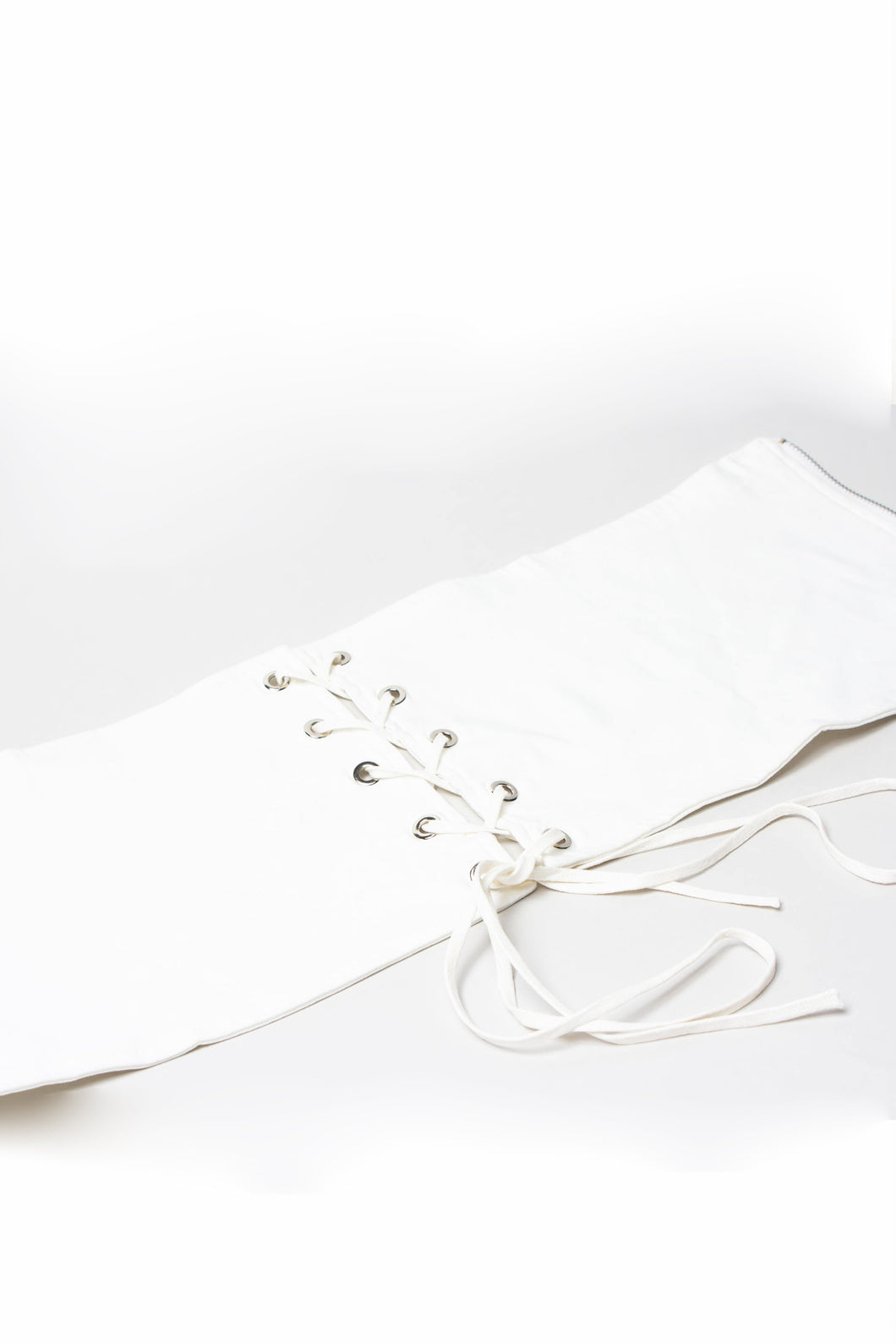 White Corset Belt
