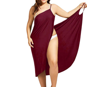 Casual Pareo Beach Cover Up Wrap Dress Bikini Swimsuit Bathing Suit Cover Ups Robe De Plage  Beach Wear Tunic kaftan Swimwear