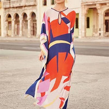 Load image into Gallery viewer, Plus size Cotton Beach Cover up Dresses 2020 Womens Beachwear Cover ups Beach Tunic Sarong Pareos de Playa Mujer Bikini Dress