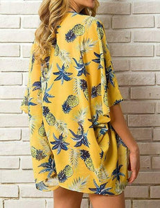 13" Colors Hot Summer Women Floral Kimono Swim Cover-Ups / Female Beach Boho Cardigan Bathing Tops Beach Bikini Cover Up Outfits