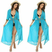 Load image into Gallery viewer, 2020 Sexy Beach Dress Swimwear Women Beach Cover Up Cardigan Swimwear Bikini Cover ups Robe Plage Zaful Dress for Beach