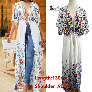 Cotton Beach Cover up Print Bathing suit cover up Swimwear Women Summer Dress Kaftan Robe de Plage Saida de Praia Tunics Pareo