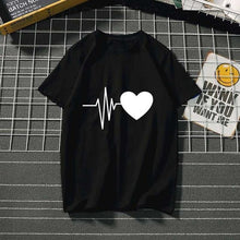 Load image into Gallery viewer, Women&#39;s t-shirt Harajuku love t shirt women feminina ladies Than heart ulzzang graphic t shirts women 2019 summer femme clothes