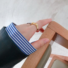 Load image into Gallery viewer, XIYANIKE 925 Sterling Silver Opening Rings Korean Simple Geometric Rectangle Handmade Jewelry Wedding Accessories for Women Gift