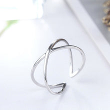 Load image into Gallery viewer, High Quality Fashion 925 Sterling Silver Geometric Layer Smile Face Adjustable  Rings For Women Wholesale Jewelry