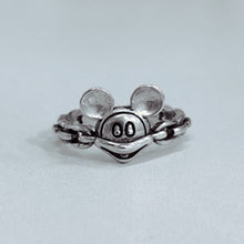 Load image into Gallery viewer, High Quality Fashion 925 Sterling Silver Geometric Layer Smile Face Adjustable  Rings For Women Wholesale Jewelry