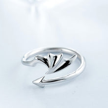 Load image into Gallery viewer, High Quality Fashion 925 Sterling Silver Geometric Layer Smile Face Adjustable  Rings For Women Wholesale Jewelry