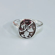 Load image into Gallery viewer, High Quality Fashion 925 Sterling Silver Geometric Layer Smile Face Adjustable  Rings For Women Wholesale Jewelry