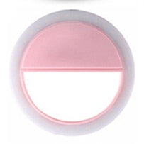 Load image into Gallery viewer, Selfie Ring Mobile Phone Clip Lens Light Lamp Litwod Led Bulbs Emergency Dry Battery For Photo Camera Well Smartphone Beauty