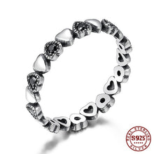 Load image into Gallery viewer, LEKANI 925 Sterling Silver Ring Love Heart Star Party Ring For Women Wedding Rings Original Fine Jewelry 5 Styles Hot Sale 2020