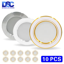 Load image into Gallery viewer, 10pcs/lot Led Downlight 220v Ceiling Light 5W 9W 12W Recessed Down light Round Led Panel Light 15W 18W Spotlight Indoor Lighting