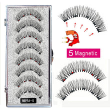 Load image into Gallery viewer, New MBA 5 Magnetic Eyelashes Curler Set Long 3D Mink Magnetic lashes Wear faux cils magnetique Natural Thick False Eyelashes