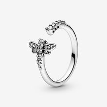 Load image into Gallery viewer, Trendy 925 Sterling Silver Ring Daisy Flower Signature Rings Women Engagement Anniversary Silver Jewelry