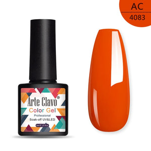 Arte Clavo 8ml Gel Polish No Wipe Top Coat UV LED Gel Varnish Semi Permanent Vernis Soak Off Nail Art UV Gel Nail Polish