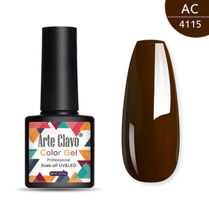 Arte Clavo 8ml Gel Polish No Wipe Top Coat UV LED Gel Varnish Semi Permanent Vernis Soak Off Nail Art UV Gel Nail Polish