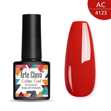 Load image into Gallery viewer, Arte Clavo 8ml Gel Polish No Wipe Top Coat UV LED Gel Varnish Semi Permanent Vernis Soak Off Nail Art UV Gel Nail Polish