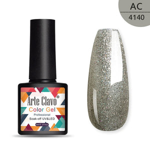 Arte Clavo 8ml Gel Polish No Wipe Top Coat UV LED Gel Varnish Semi Permanent Vernis Soak Off Nail Art UV Gel Nail Polish