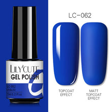 Load image into Gallery viewer, LILYCUTE 7ml Nail Gel Polish Semi Permanent Gel Varnish Base Top Coat UV LED Gel Varnish Soak Off Nail Art Gel Nail Polish