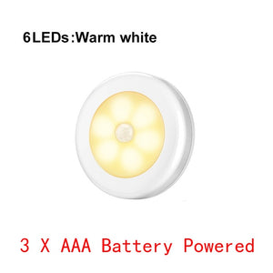 6 10 24 40 60 LEDs Under Cabinet Night Light Motion Sensor Closet Light Kitchen Bedroom Lighting Wall Lamp With Magnetic Strip