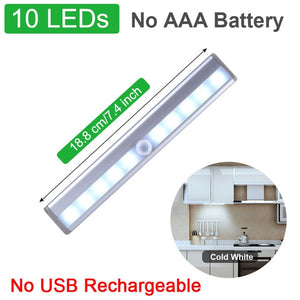 Goodland Closet Light 160 LED Lights PIR Motion Sensor Light Cupboard Wardrobe Night Lamp For Kitchen Bedroom Cabinet Backlight