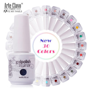 Arte Clavo New 115 Colors 8ml Painting Nail Gel Varnish Gel Nail Polish Set Manicure Top Base Coat Hybird Design Nail Art Primer