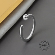 Load image into Gallery viewer, 925 Sterling Silver Smooth Rings For Women interweave Jewelry Beautiful Finger Open Rings For Party Birthday Gift