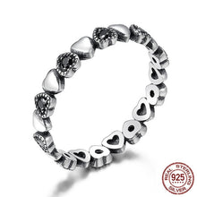 Load image into Gallery viewer, SILVERHOO 925 Sterling Silver Rings For Women Stackable Finger Ring Multi-Style Fine Jewelry Recommend Cute Gift To Girlfriend
