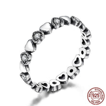 Load image into Gallery viewer, SILVERHOO 925 Sterling Silver Rings For Women Stackable Finger Ring Multi-Style Fine Jewelry Recommend Cute Gift To Girlfriend