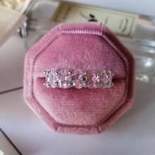 Load image into Gallery viewer, luxury 925 sterling silver wedding band eternity ring for women big gift for ladies love wholesale lots bulk jewelry R4577