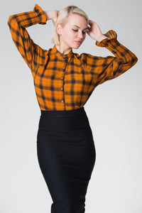 Chi Chi Checkered Blouse