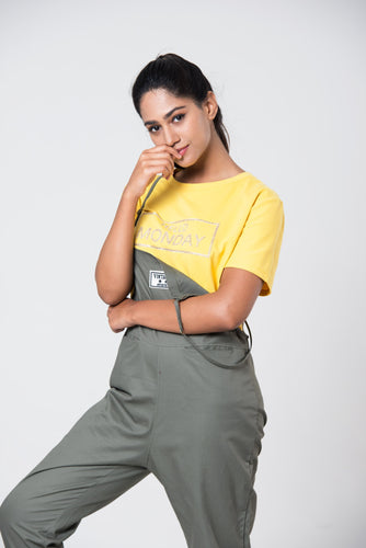 Hello Monday Top Yellow