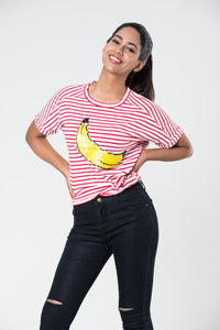 Go Banana Tee Red