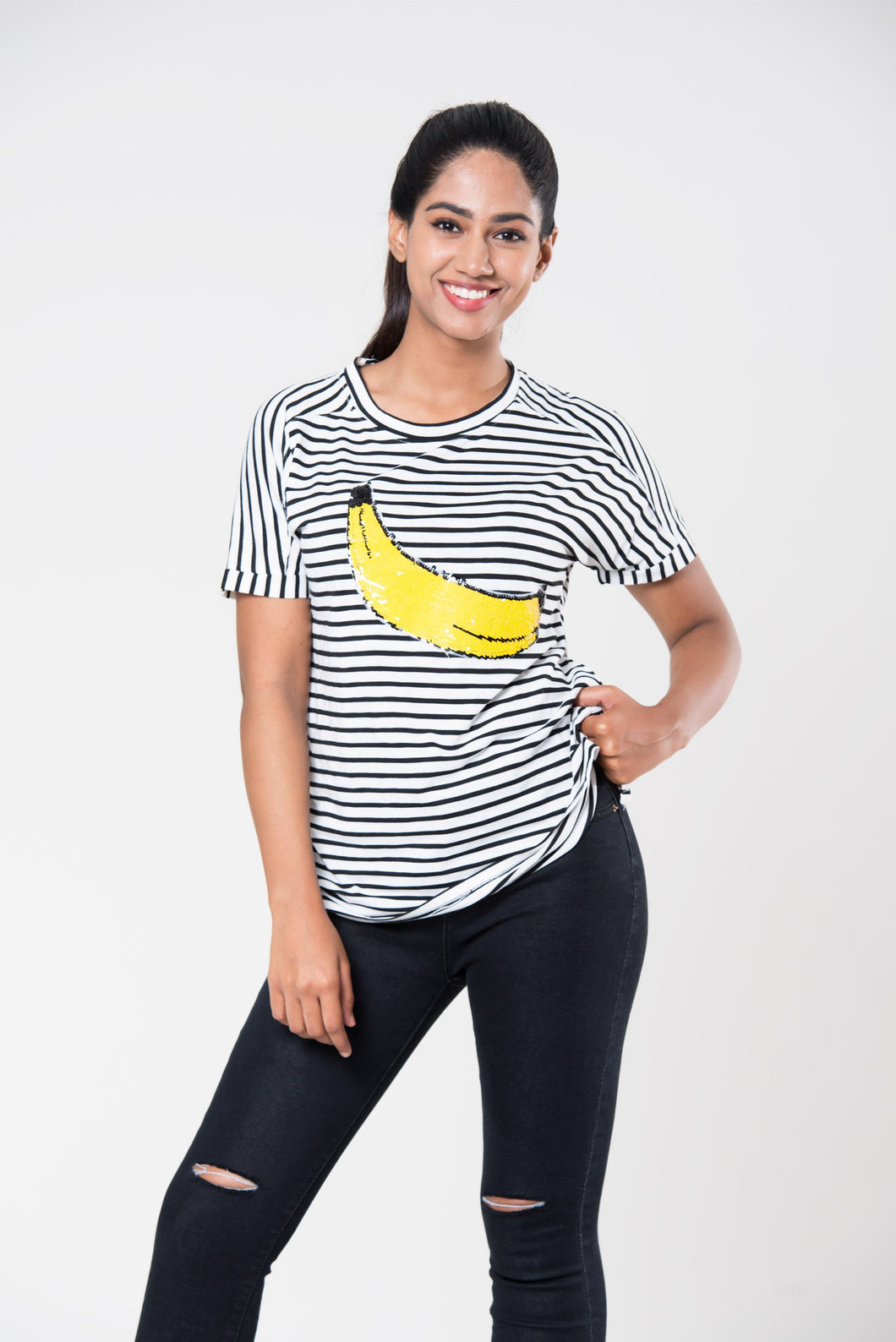 Go Banana Tee Black