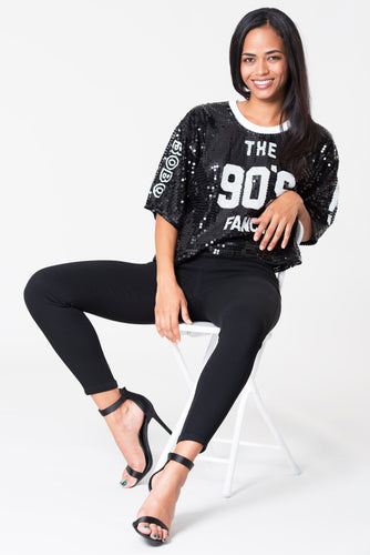 The 90s Fancy Glitter Top